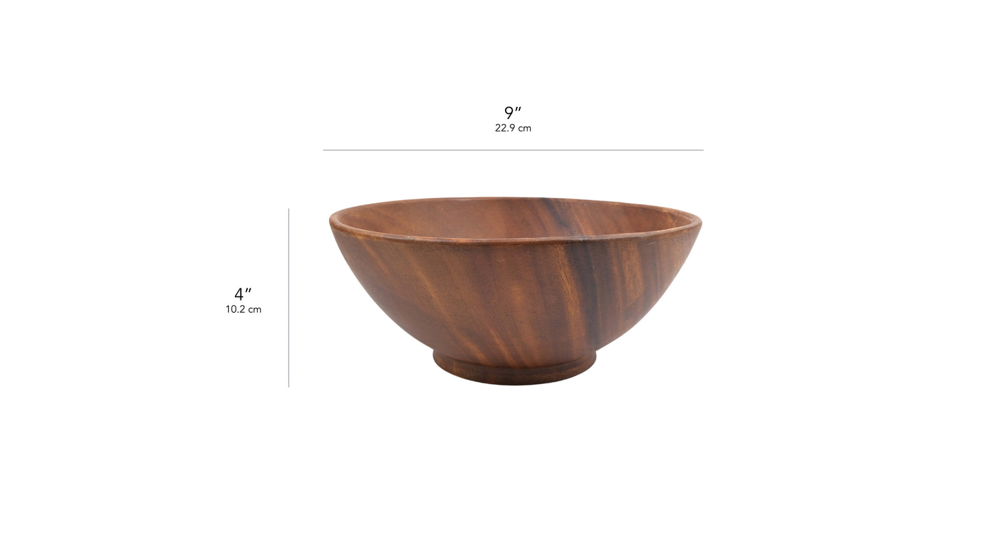 Wooden Wok Bowl