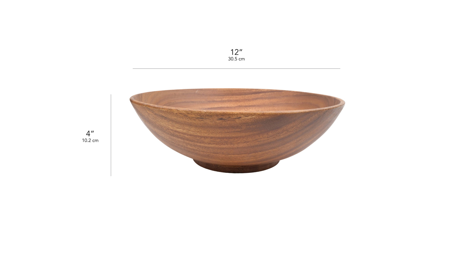 Wooden Wok Bowl