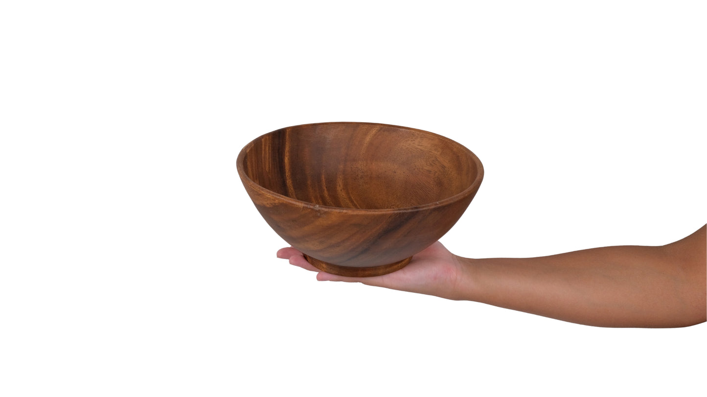 Wooden Wok Bowl