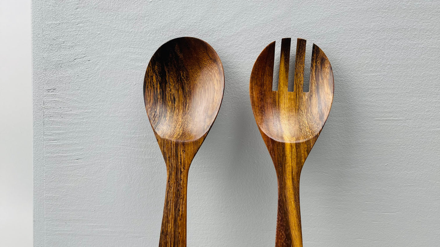 Wooden Salad Server Set