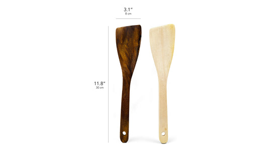 Wooden Spatula – Slanted